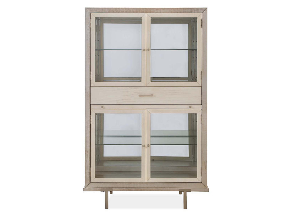 Lenox - Display Cabinet - Warm Silver Magnussen Furniture