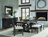 Westley Falls - Bench With Upholstered Seat - Graphite Magnussen Furniture