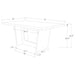 Rectangular Dining Table Set With Chairs Furniture Max