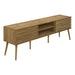 TV Stand, 72 Inch, Media Entertainment Center, Storage Cabinet, Console, Storage Shelves, Contemporary & Modern - Walnut 8th Street
