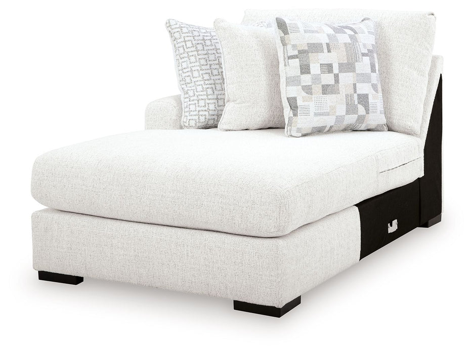 Misty-Lakes - LAF Corner Chaise - Chalk Signature Design by Ashley®