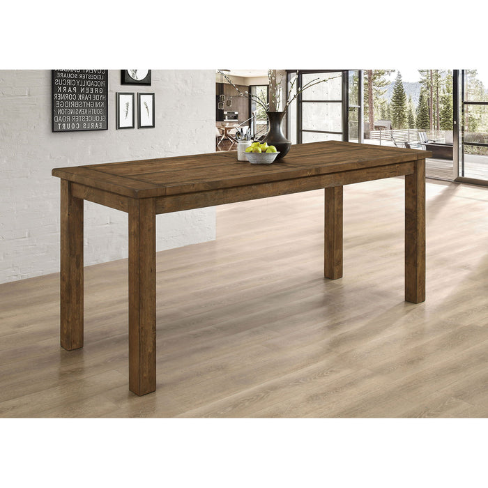 Amarillo - Rectangular Counter Height Dining Table - Rustic Brown Furniture Max