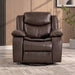 Rocker Recliner Chair With Manual Recline And 360° Swivel Base Home Essentials