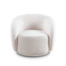 Swivel Accent Upholstered Barrel Chair Home Essentials