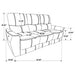 Ashland - Power Reclining Sofa With USB Charging Furniture Max