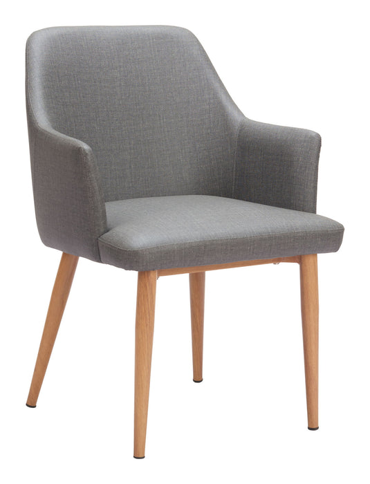Wisom - Dining Chair (Set of 2) - Gray Zuo Modern