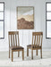 Urbinforte - Dining Upholstered Side Chair (Set of 2) - Light Brown Signature Design by Ashley®