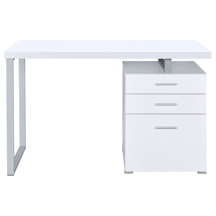 3 Drawer Reversible Office Desk Furniture Max