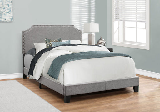 Bed Upholstered, Transitional 8th Street