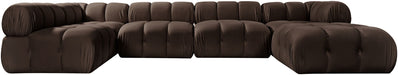 Orin - 6 Piece Modular Sectional (3 Modular Chairs, 2 Corner Chairs & Ottoman) Meridian Furniture
