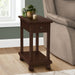 Accent End Table, Storage Drawer, Traditional - Espresso 8th Street