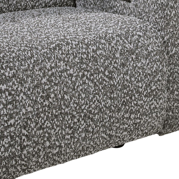 Power Reclining Loveseat - Dark Gray And Silver