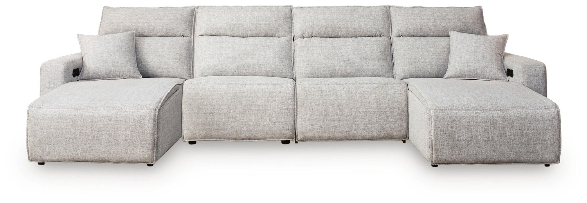 Modmax II - Reclining Sectional - Stone Signature Design by Ashley®