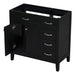Modern Bathroom Vanity Base Only, 2 Doors And 3 Drawers Hearth and Haven