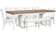 Kingston - Extendable Trestle Dining Table Set Magnussen Furniture
