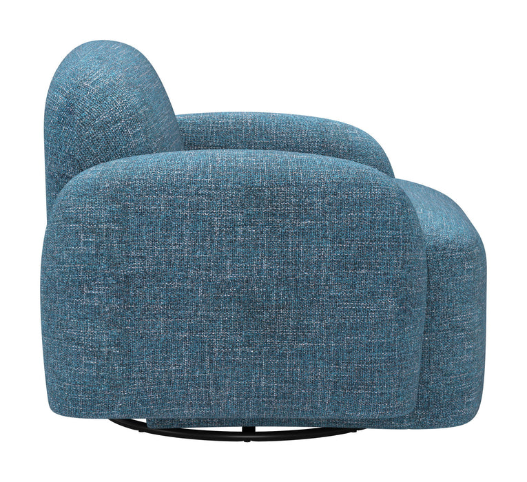 Cleo - Swivel Chair - Blue Zuo Modern