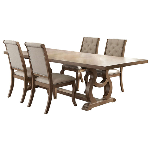 Fremont - Dining Set With Tufted Chairs Furniture Max