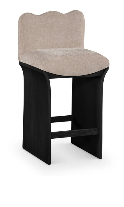 Shaw - Counter Stool - Black Base Meridian Furniture