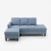 L - Shaped Sectional Sofa With Chaise & Ottoman Home Essentials