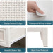 Nightstands With 2 Drawers, Bedside Tables For Small Spaces (Set of 2) - White Home Essentials
