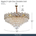 Michael Amini Lighting - Regalia 21-Light Crystal Chandelier - Gold Michael Amini