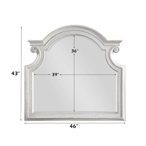 Florian - Mirror - Antique White ACME