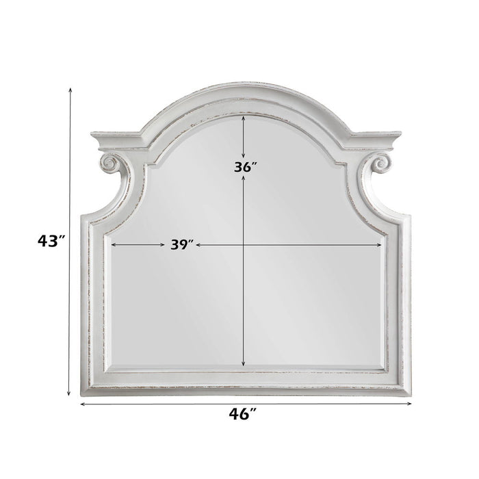 Florian - Mirror - Antique White ACME