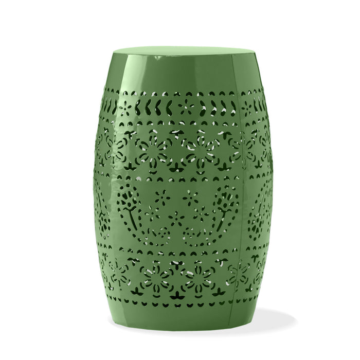 12" Outdoor Lace Cut Side Table Noble House