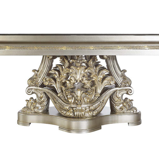 Danae - Dining Table - Champagne & Gold ACME