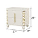 Cinderella - Nightstand With LED Accents And 2 Storage Drawers - Beige Matrix Furniture Group