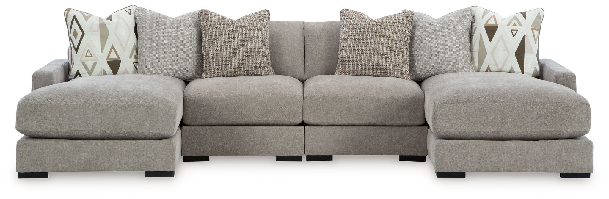 Aslan Court - Sectional With Ottoman Set Benchcraft®
