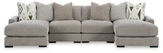 Aslan Court - Sectional With Ottoman Set Benchcraft®