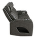 Taddeo - Power Motion Sofa With Power Headrest, USB, Wireless Charger, LED & Reading Light - Dark Gray ACME