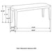 Upholstered Bench - Black Furniture Max