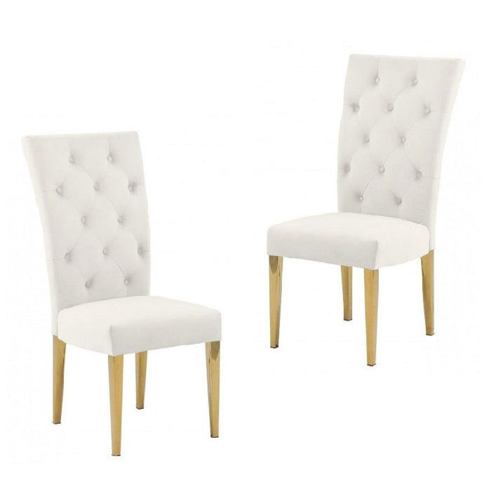 Modern Design Upholstered Dining Chair (Set of 2)