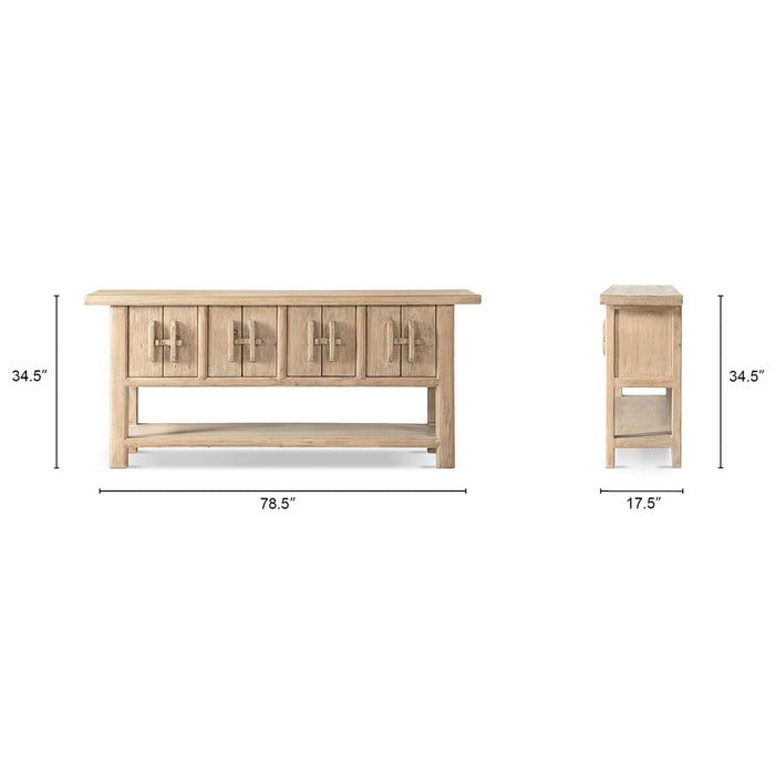 Rowan - Sideboard With Lower Shelf - Natural Jennifer Taylor Home