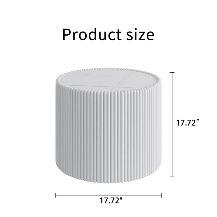 Cylindrical Coffee Table Home Essentials