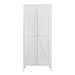 Adjustable 2 Door Kitchen Pantry Cabinet With Striped Design Home Essentials