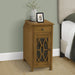 Accent Side Table, Storage Drawer, Traditional - Taupe 8th Street