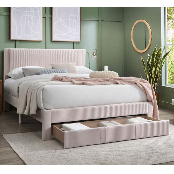Contemporary Bed & Storage Drawer Home Essentials