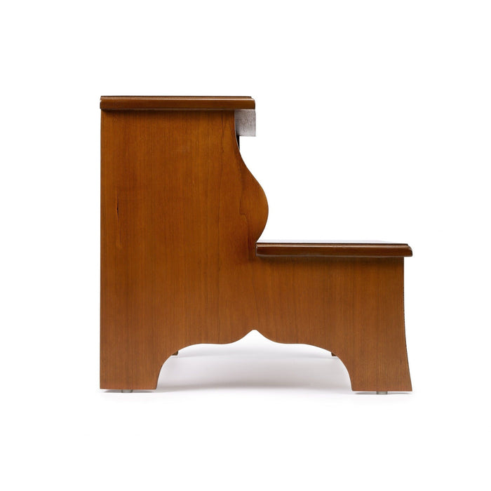 15" Manufactured Wood Backless Chair - Brown