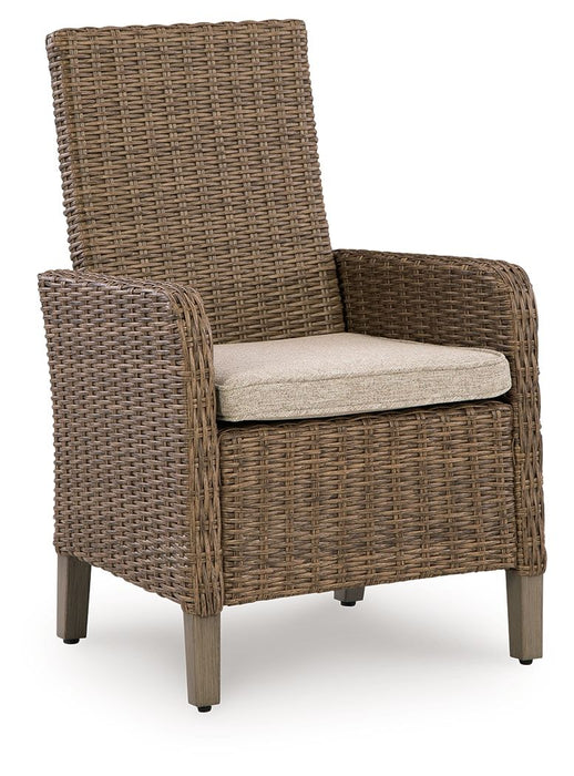 Laguna Heights - Arm Chair With Cushion (Set of 2) - Beige Signature Design by Ashley®