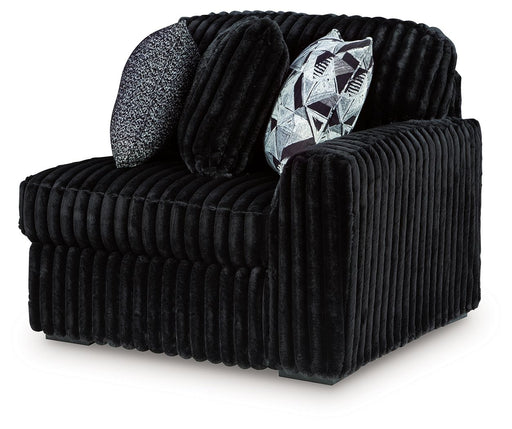 Midnight-Madness - RAF Corner Chair - Onyx Signature Design by Ashley®