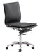 Lider Plus - Armless Office Chair Zuo Modern