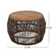 Round Side Table With Rope Frame Noble House