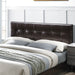 Contemporary Style Bed, Rectangle Headboard Home Essentials