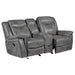 Carmen - Cool Motion Loveseat With Storage, With Reclining Function And Built In Storage - Gray Furniture Max