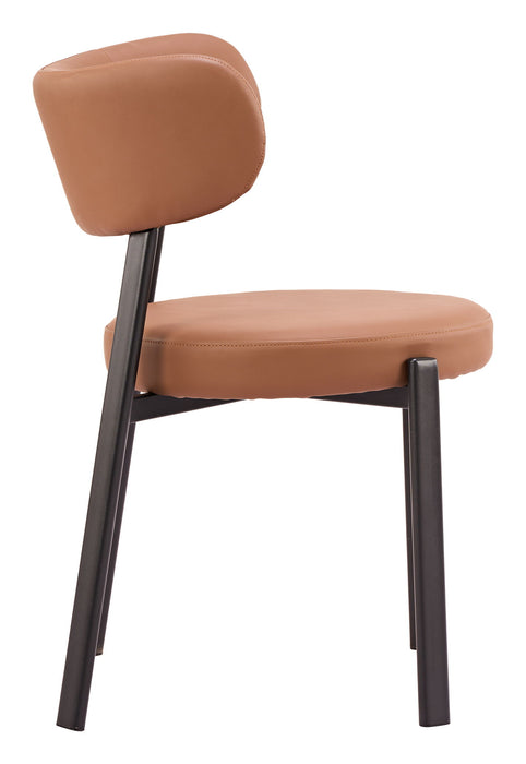 Prairie - Dining Chair (Set of 2) - Brown Zuo Modern
