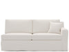 Ryman - Slipcover Loveseat RAF, Special Order - White Universal Furniture