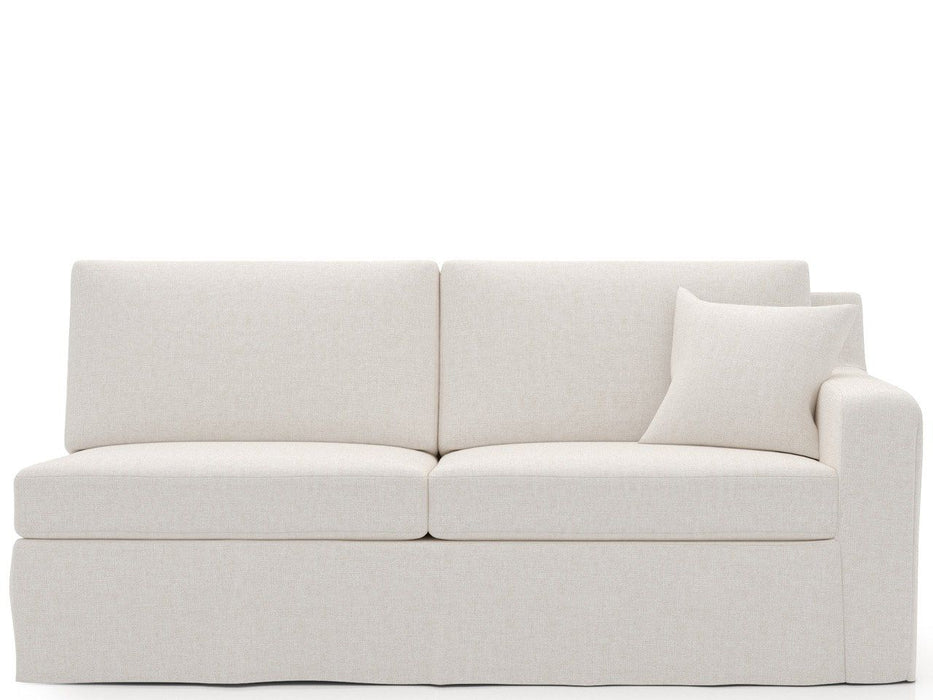 Ryman - Slipcover Loveseat RAF, Special Order - White Universal Furniture
